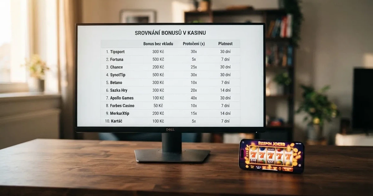 Vstupní bonus bez vkladu na automatech v roce 2026